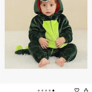 Green Dinosaur Baby Costume